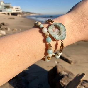 Druzy Agate Bracelet